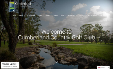 cumberlandgolf.com.au screenshot