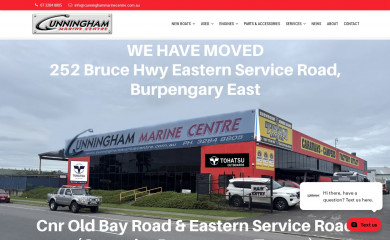 cunninghammarinecentre.com.au screenshot