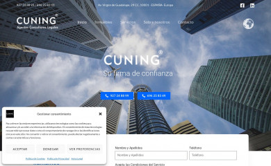 cuning.es screenshot