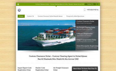 customclearingdubai.com screenshot