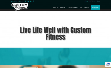 customfitness.biz screenshot
