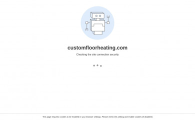 customfloorheating.com screenshot