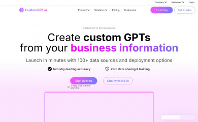 customgpt.ai screenshot