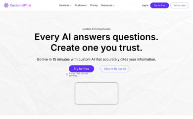 customgpt.ai screenshot
