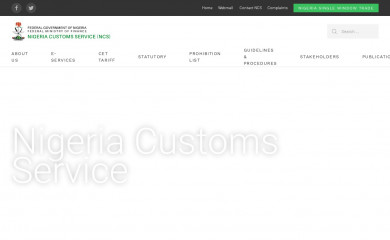 customs.gov.ng screenshot