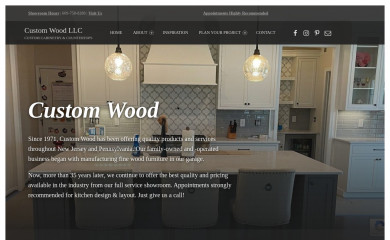 customwoodllc.com screenshot