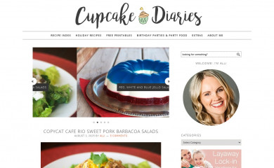 cupcakediariesblog.com screenshot