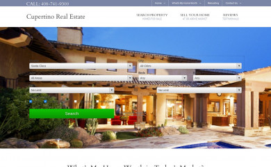 cupertino-real-estate-homes.com screenshot