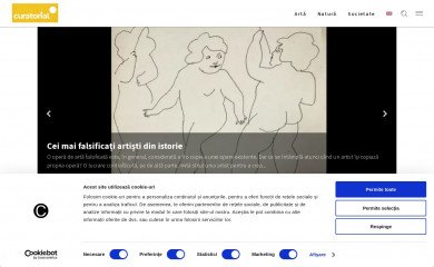 curatorial.ro screenshot