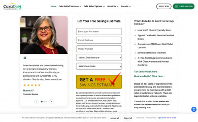 curadebt.com screenshot