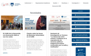 cure.edu.uy screenshot