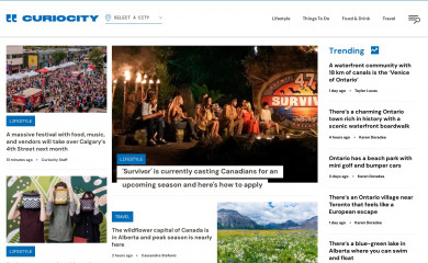 curiocity.com screenshot