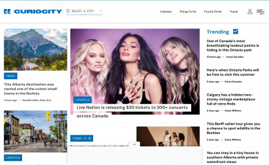 curiocity.com screenshot