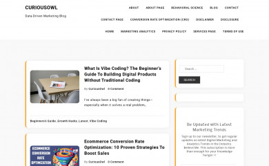 curiousowl.co screenshot