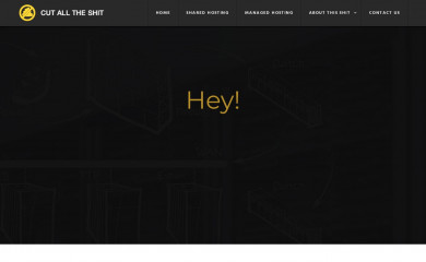 cutalltheshit.com screenshot