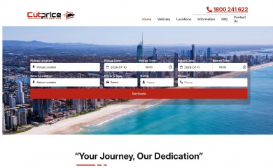 cutpricecarrentals.com screenshot