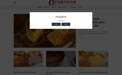 cuzinha.com screenshot