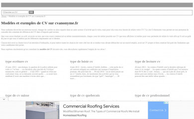 cvanonyme.fr screenshot