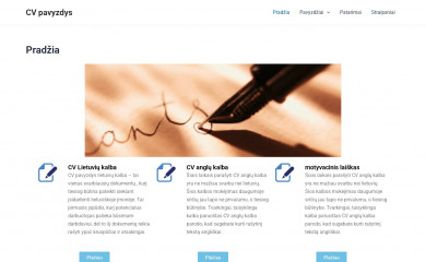 cvpavyzdys.com screenshot