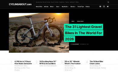 cyclingabout.com screenshot