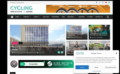 cyclingindustry.news screenshot