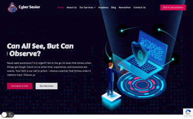 cyber-savior.com screenshot