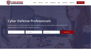 cyberdefenseprofessionals.com screenshot