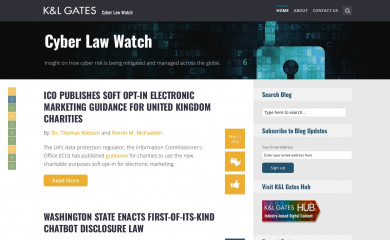 cyberlawwatch.com screenshot