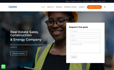 cydamgroup.com screenshot