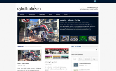 cykeltrafikken.dk screenshot