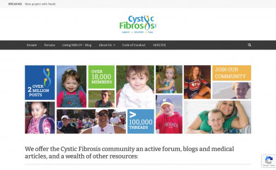 cysticfibrosis.com screenshot