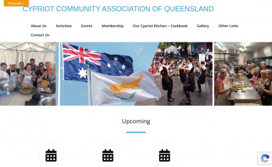 cypriotcommunityqld.org.au screenshot