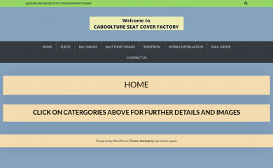 cabooltureseatcoverfactory.com.au screenshot