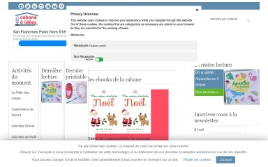 cabaneaidees.com screenshot