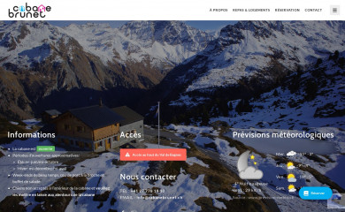 cabanebrunet.ch screenshot
