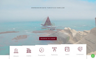 cabañas-delrosario.com screenshot
