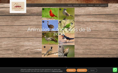 cabañascalmachicha.com.ar screenshot