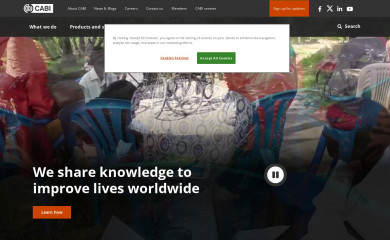 cabi.org screenshot