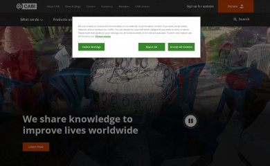 cabi.org screenshot