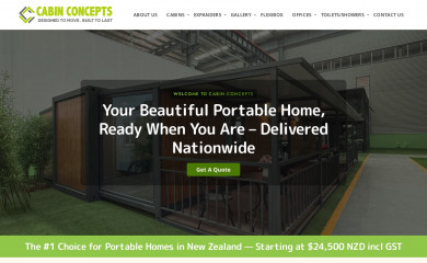 cabinconcepts.co.nz screenshot