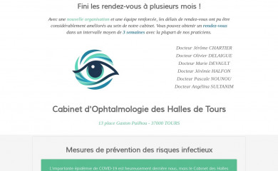 cabinetdeshalles.fr screenshot
