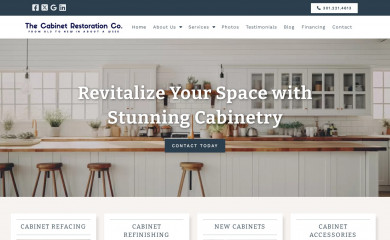 cabinetrestorationunlimited.com screenshot