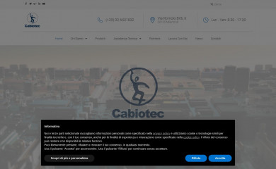 cabiotec.it screenshot