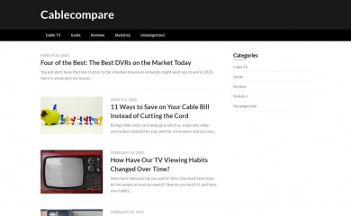 cablecompare.com screenshot