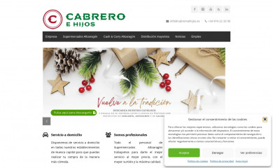 cabreroehijos.es screenshot