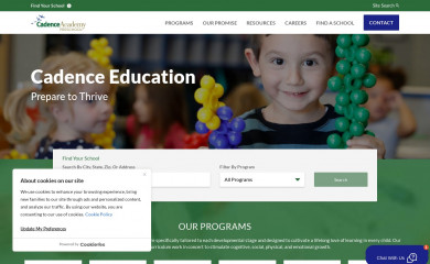 cadence-education.com screenshot