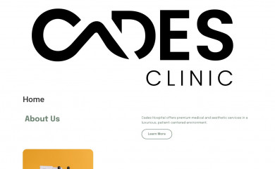 cadeshospital.com screenshot
