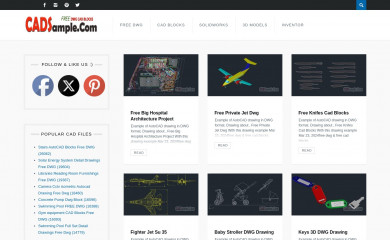 cadsample.com screenshot