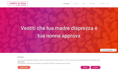 cadutedistile.it screenshot