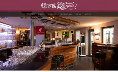 cafe-florian-bayreuth.de screenshot